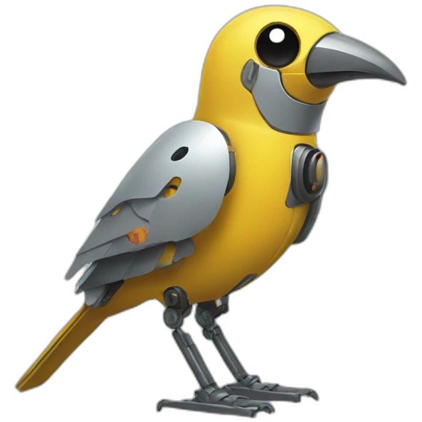bird robot emoji
