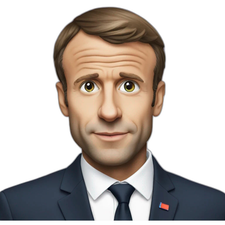 Emmanuel Macron fait du shatta emoji