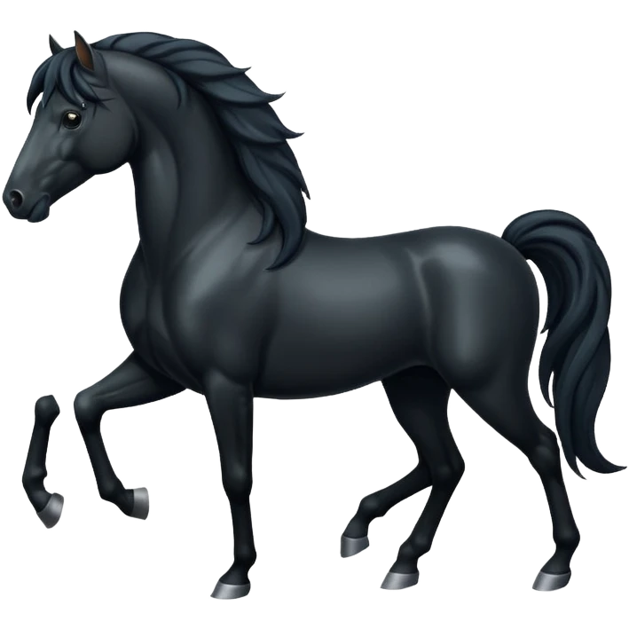 Black horse emoji emoji