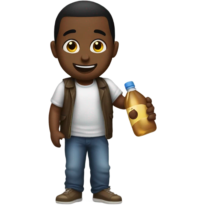 Diddy Holding a bottle of baby oil emoji