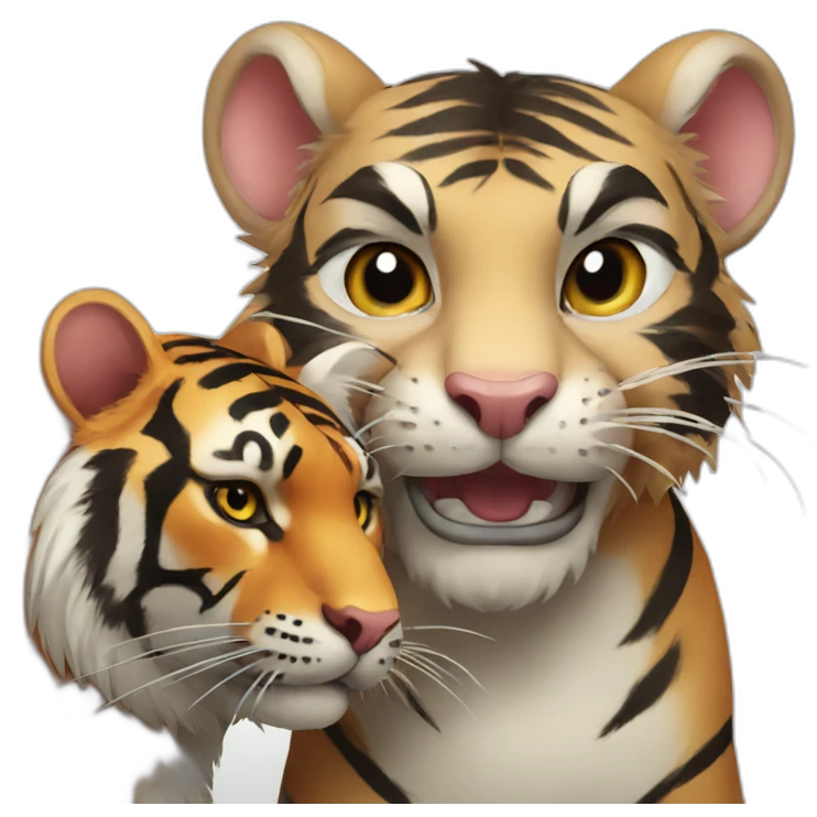 rat and Tiger emoji