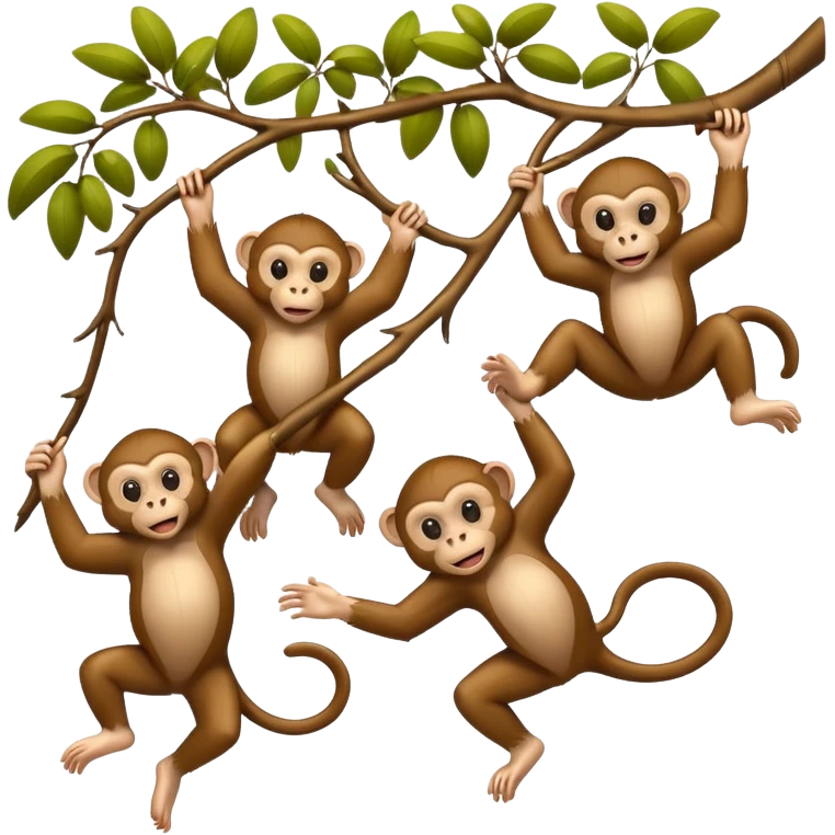  monkeys emoji