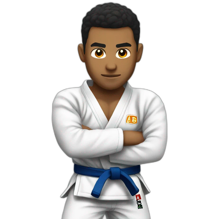 a bjj fighter emoji