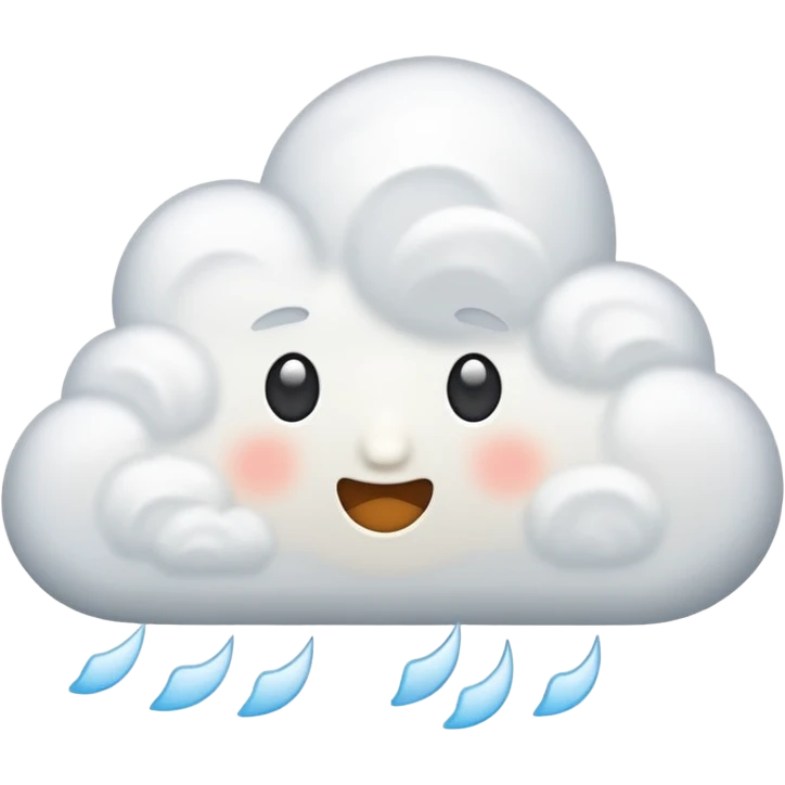cloud blowing wind emoji