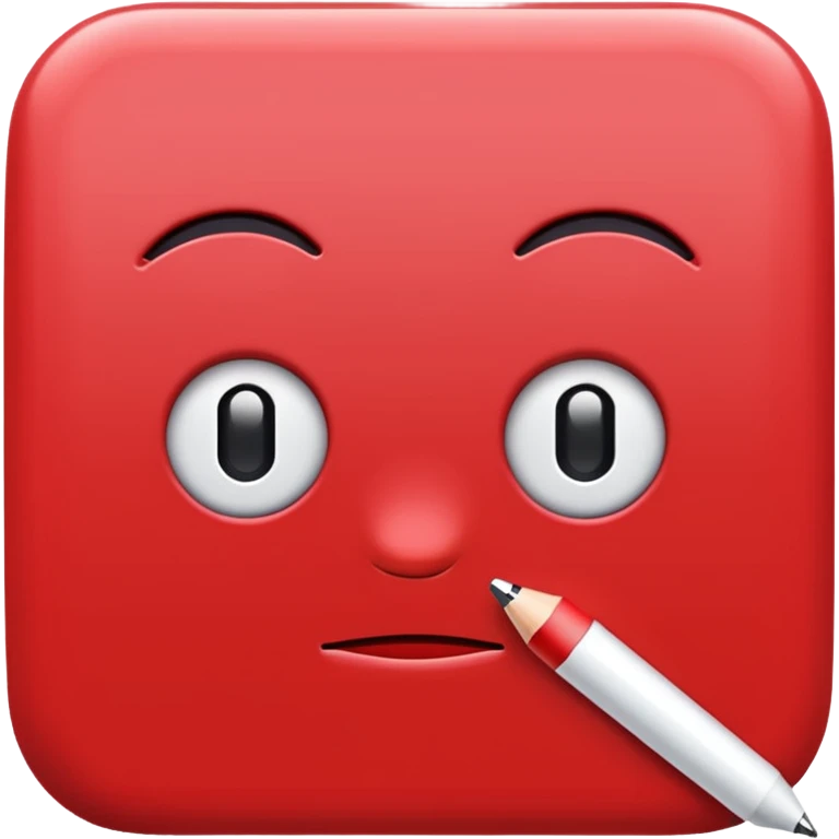 I want an emoji of "AI" in red writing emoji