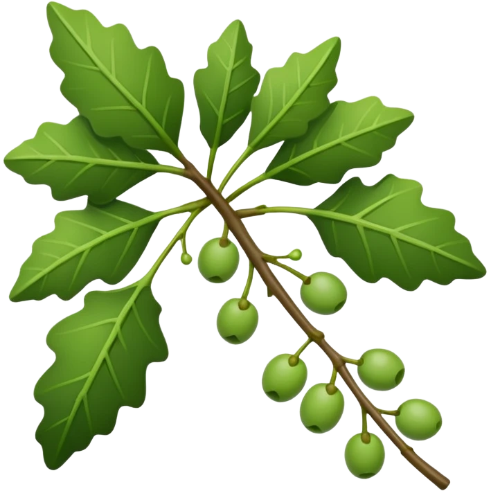 The type of mistletoe you kiss under emoji