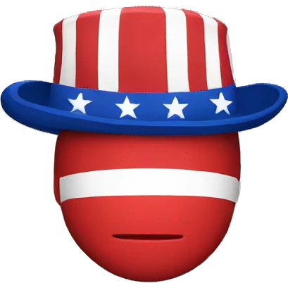 Make America great again hat emoji