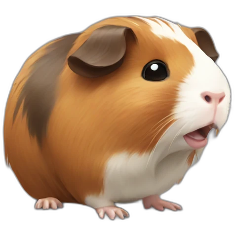 Guinea pig scared emoji