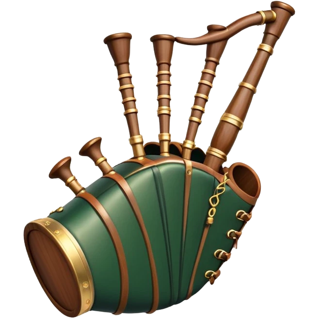 Scottish bagpipes emoji