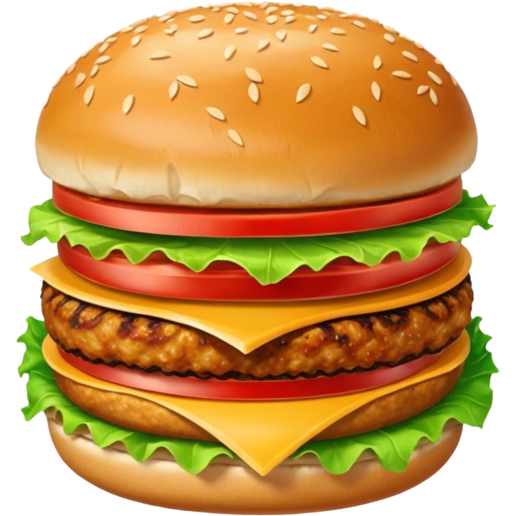 Hamburger Chicken emoji