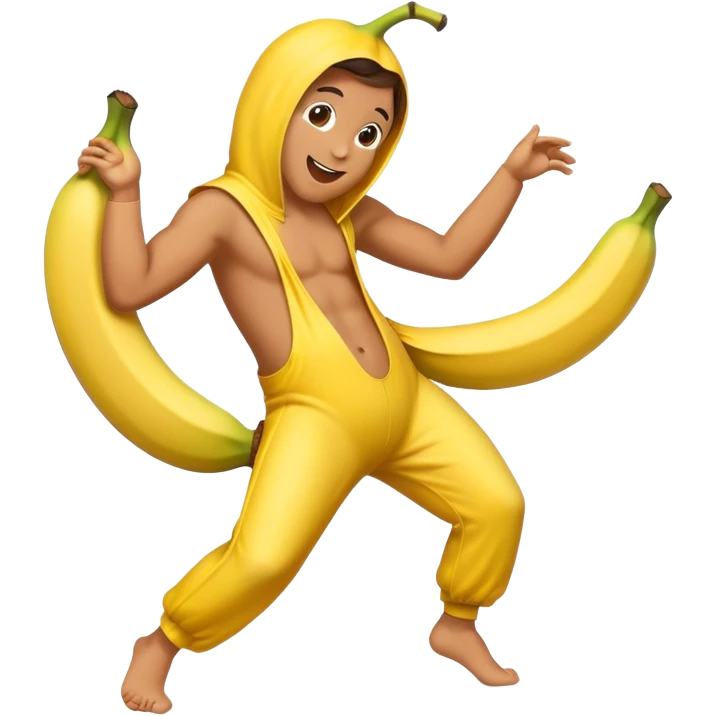Banana dancing  emoji