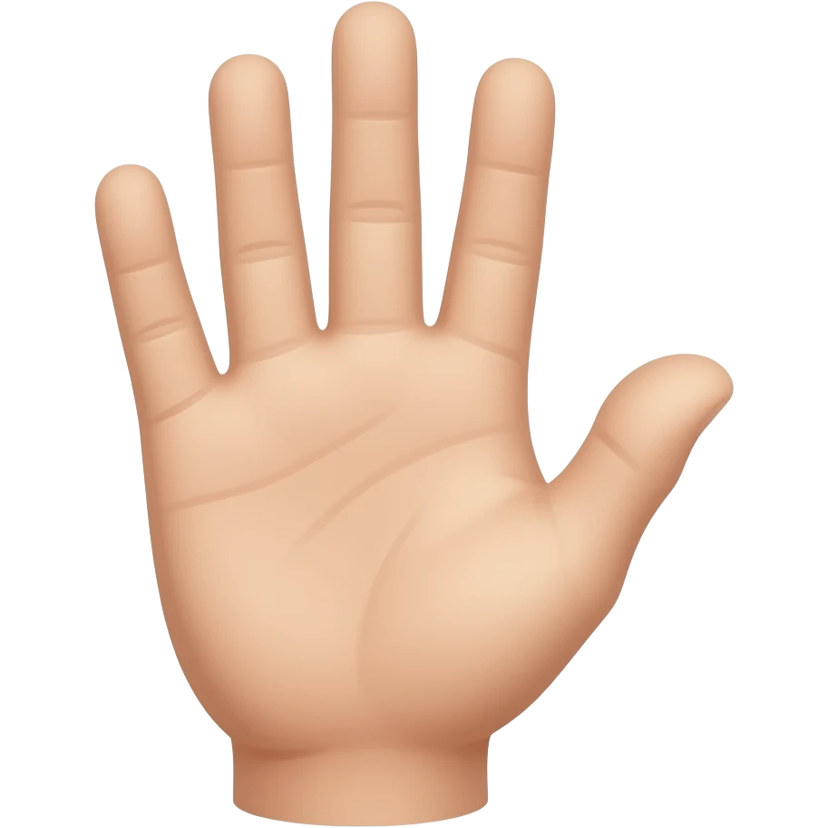 3 fingers emoji