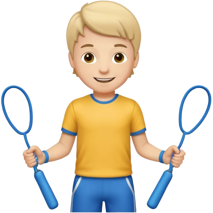 Boy with Skipping Rope emoji