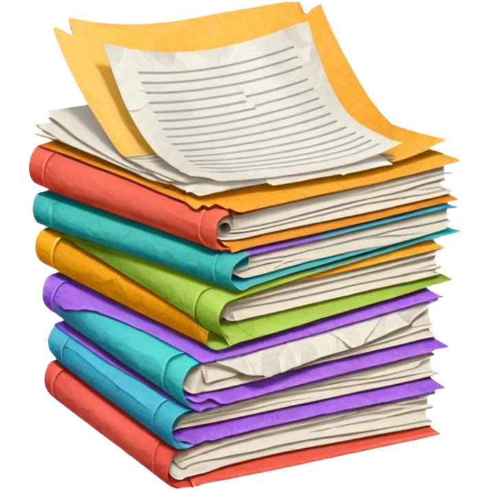 mac os mixed papers skeuomorphic emoji