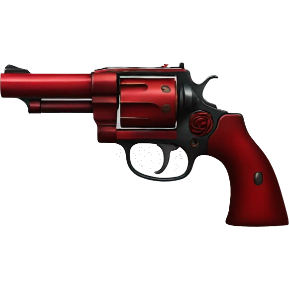 Red rose revolver emoji