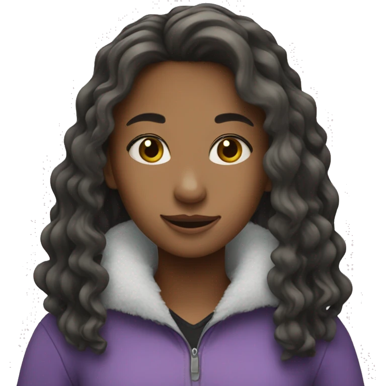 a girl who is ice skate emoji