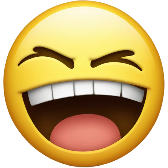 offended smiley emoji