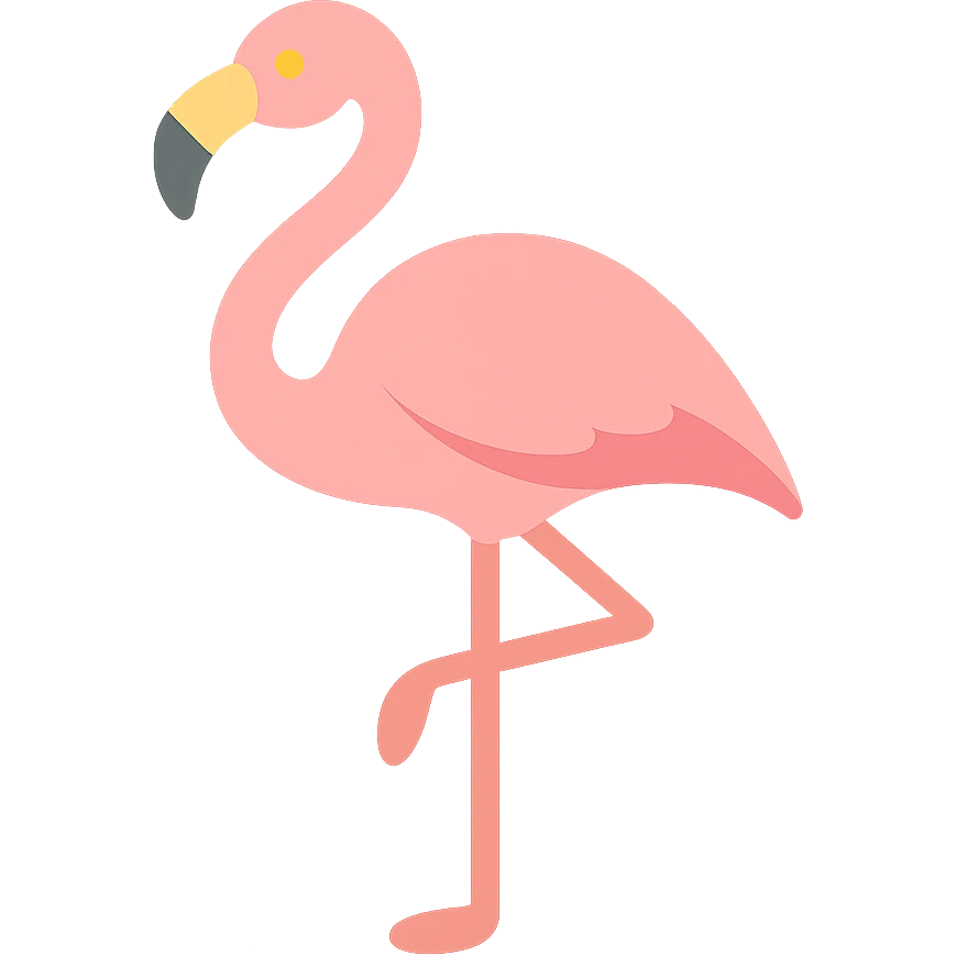 flamingo emoji