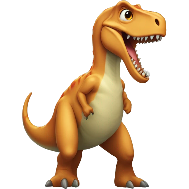 Dinosaurio montando un delfín  emoji