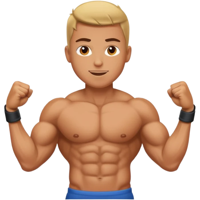 Pumped up arms emoji