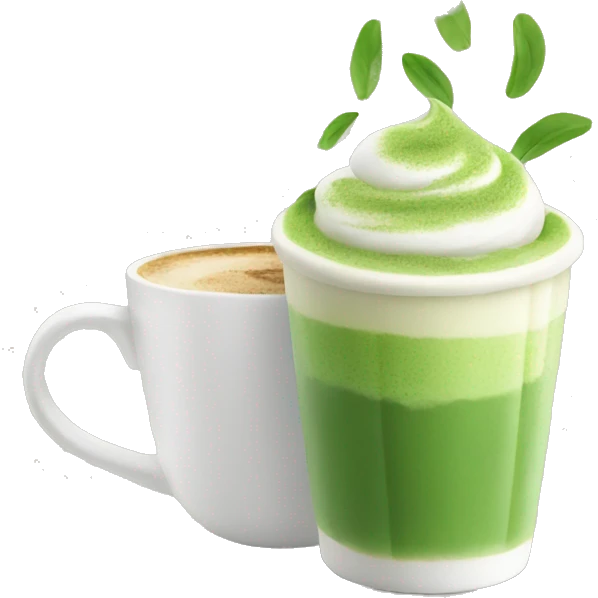 Matcha latte emoji