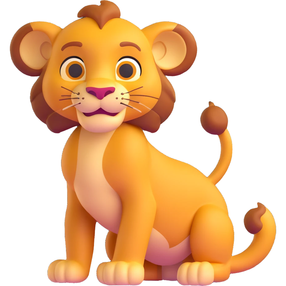 Simba from The Lion King emoji