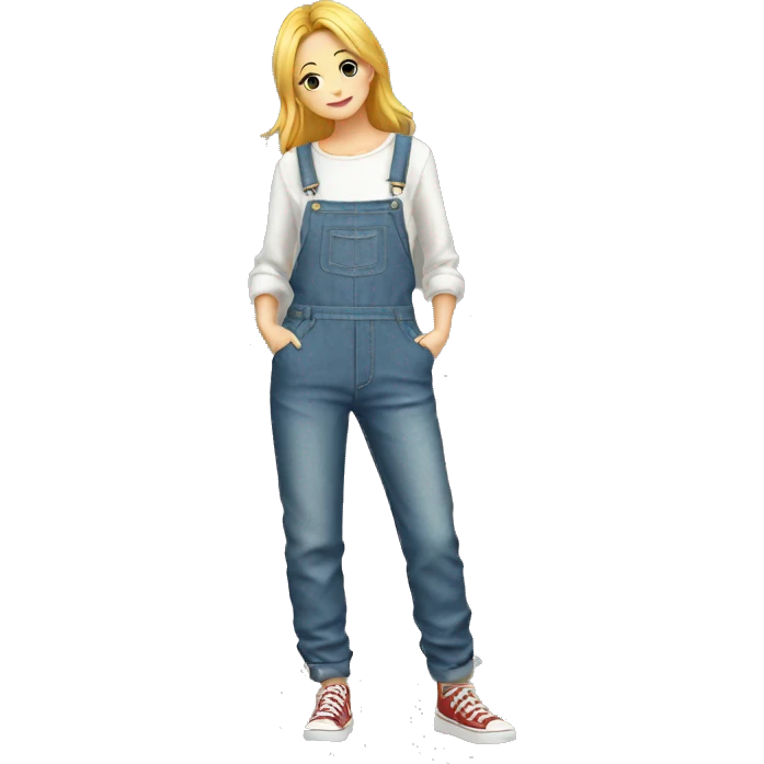 overalls with long pants piece of cloth item only emoji
