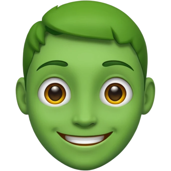 :face-green-smiling: emoji