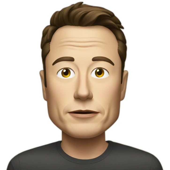 Elon musk in tolet emoji