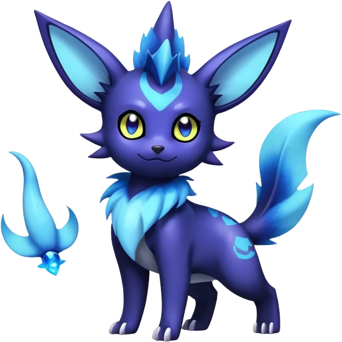 Noibat-Vaporeon-Meowstic-Umbreon-Fakémon-hybrid-creature (full body)  emoji