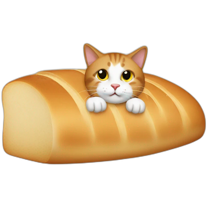 Cat, Brazilian short hairz making bread emoji