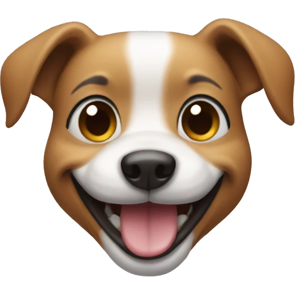 Dog smile  emoji