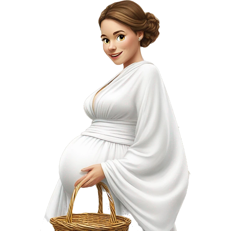 pregnant woman in white dress emoji | AI Emoji Generator
