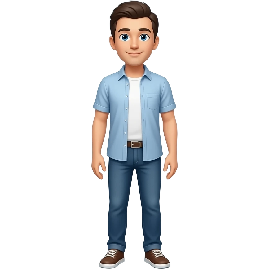 make me see their whole body and make them stand in a half circle emoji