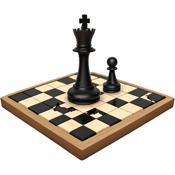 lightning hitting a chess board emoji