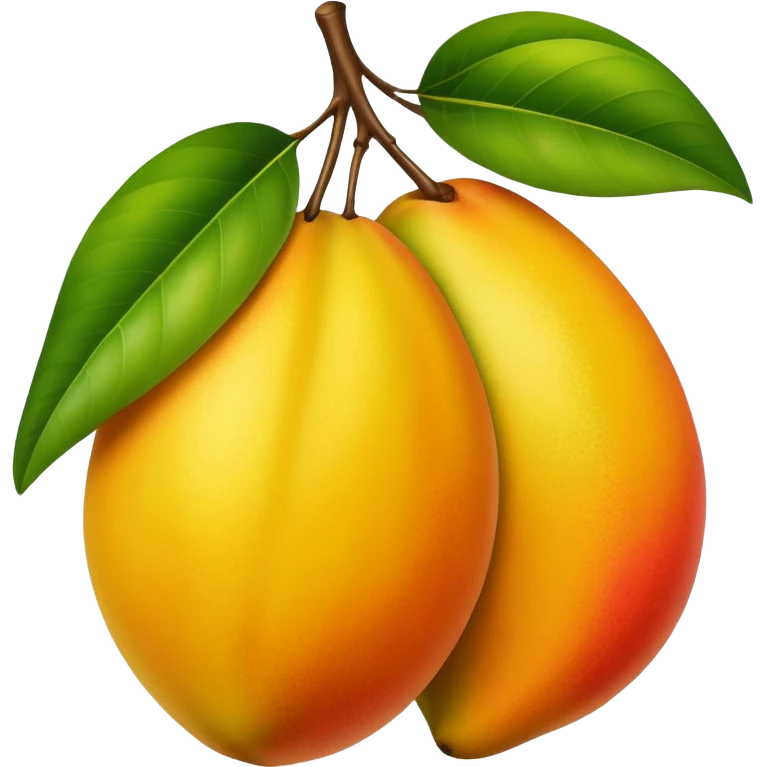 ripe mango fruit emoji