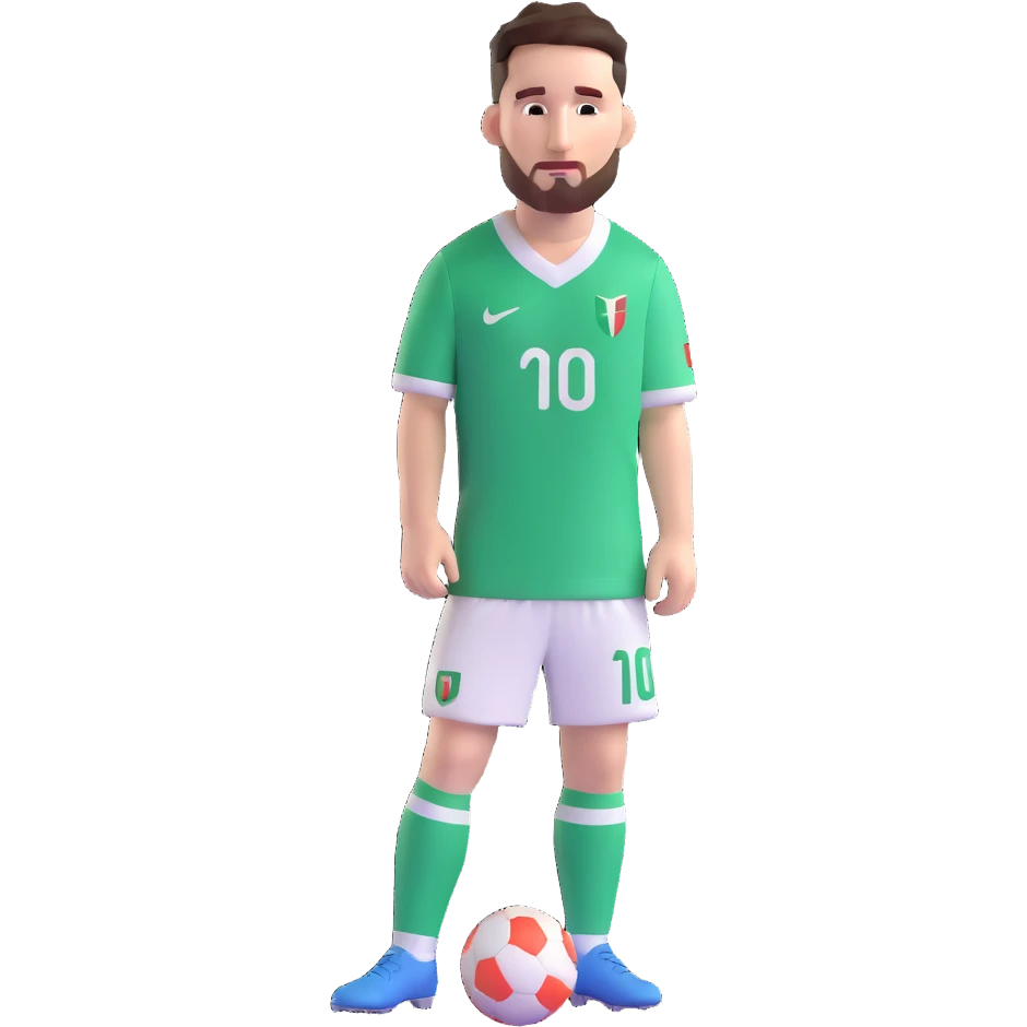 ميسي بقميص المنتخب الجزائري emoji