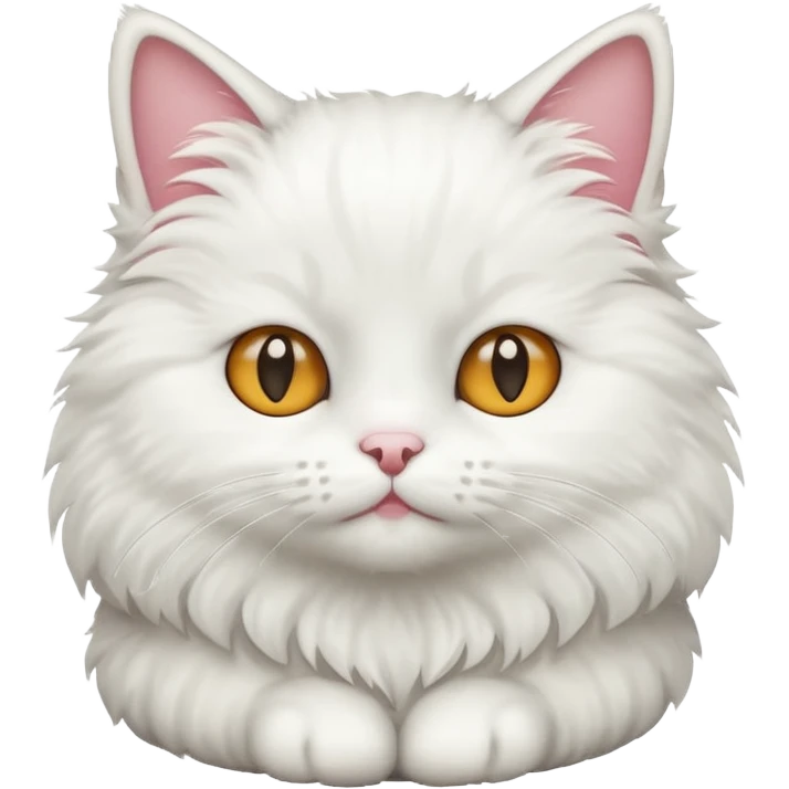Cat white emoji