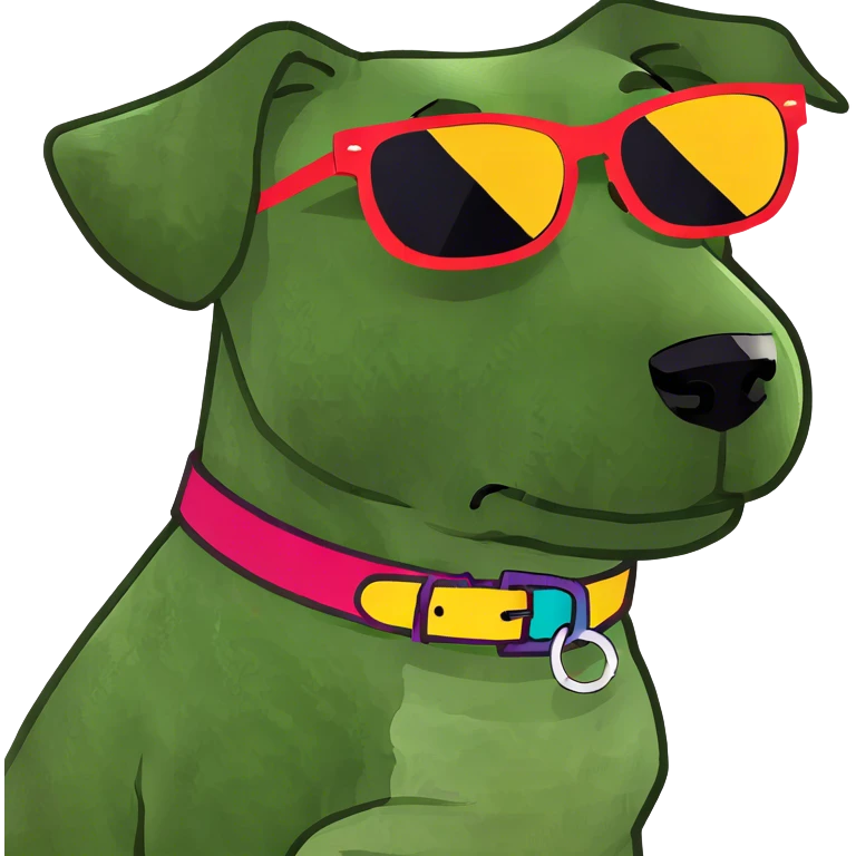 Dogwith sunglasses emoji