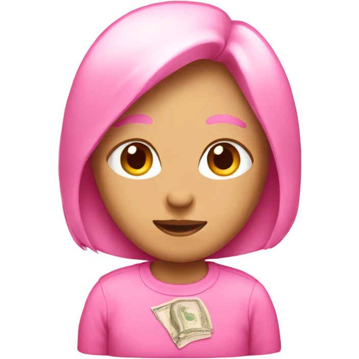 Pink money emoji