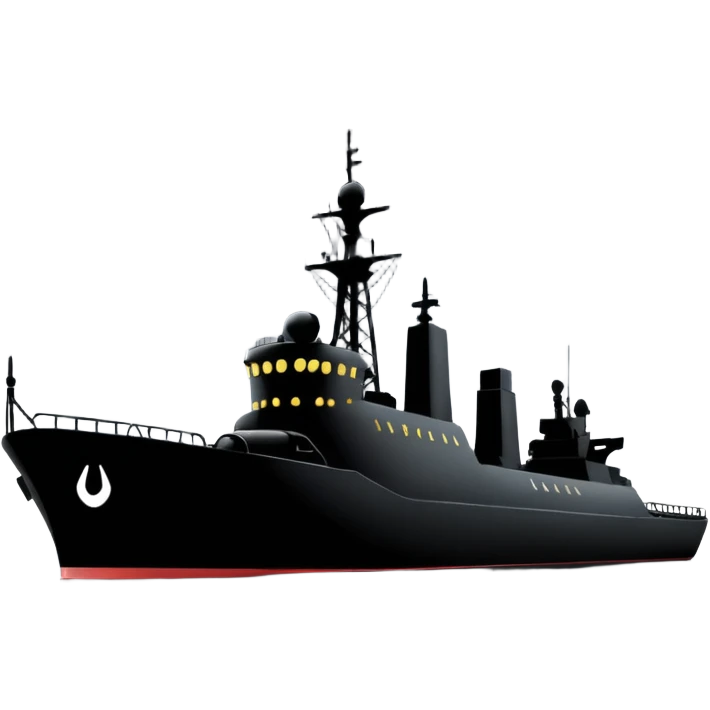 generate an ultra realistic shadow Russian fleet emoji