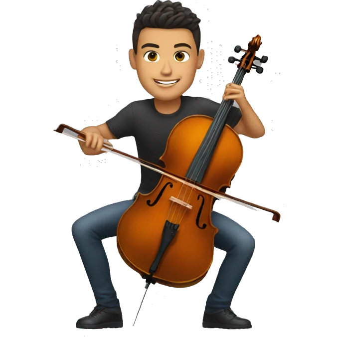 ronaldo playing cello emoji