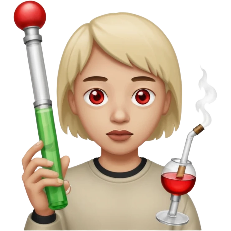 Marihuana,porros,blonds,bongs,ojos rojos emoji