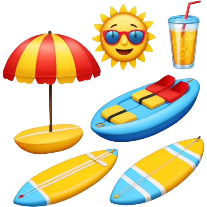 Summer sticker  emoji