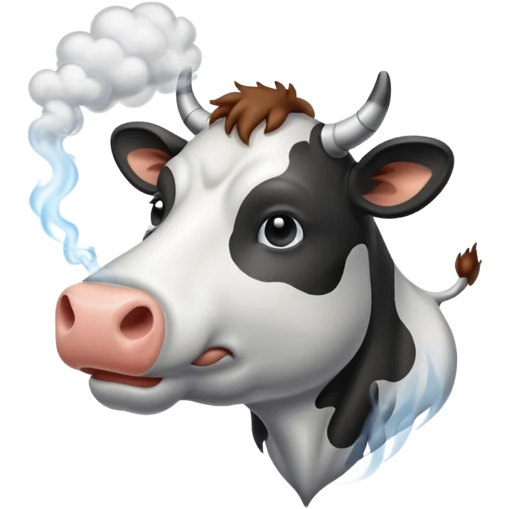 cow smoke weed emoji