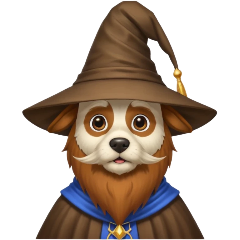 Dog wizard emoji