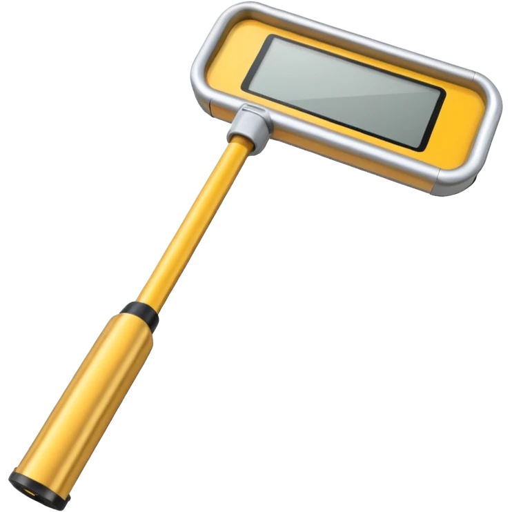 Hand-held metal detector emoji