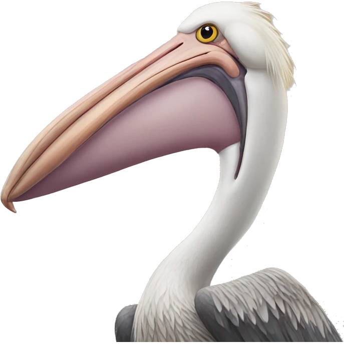 pelican with a moustache  emoji