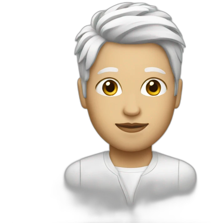 white stylist emoji