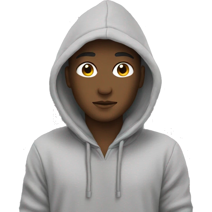 hoodie grey emoji